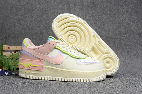 Women's Air Force 1 Low Top Pink Shoes 028 Women's Air Force 1 Low Top Pink Shoes 028